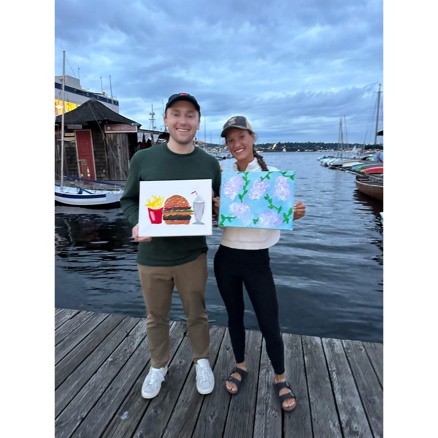 Painting date night to remember