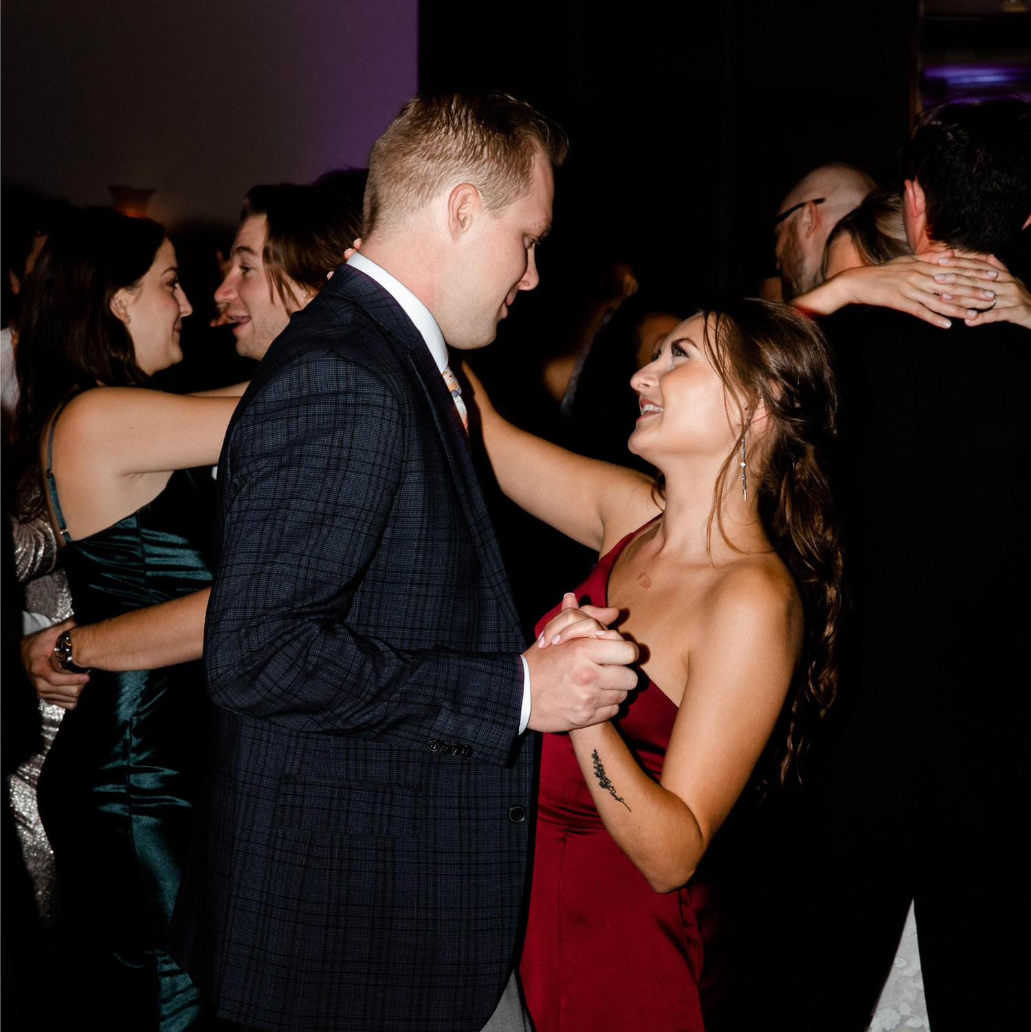 There are 3 members of our bridal party in this photo. Can you spot them all?