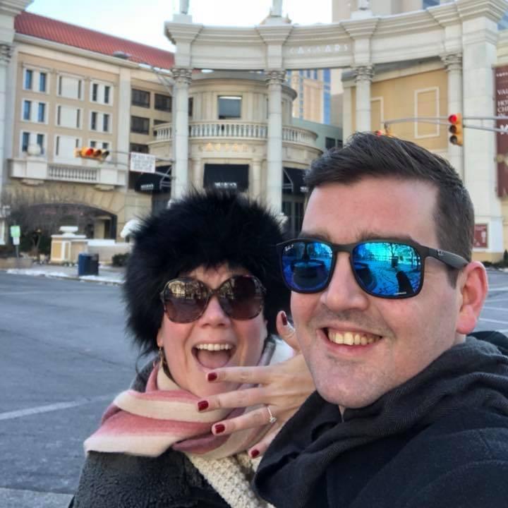 Atlantic City for our engagement celebration!