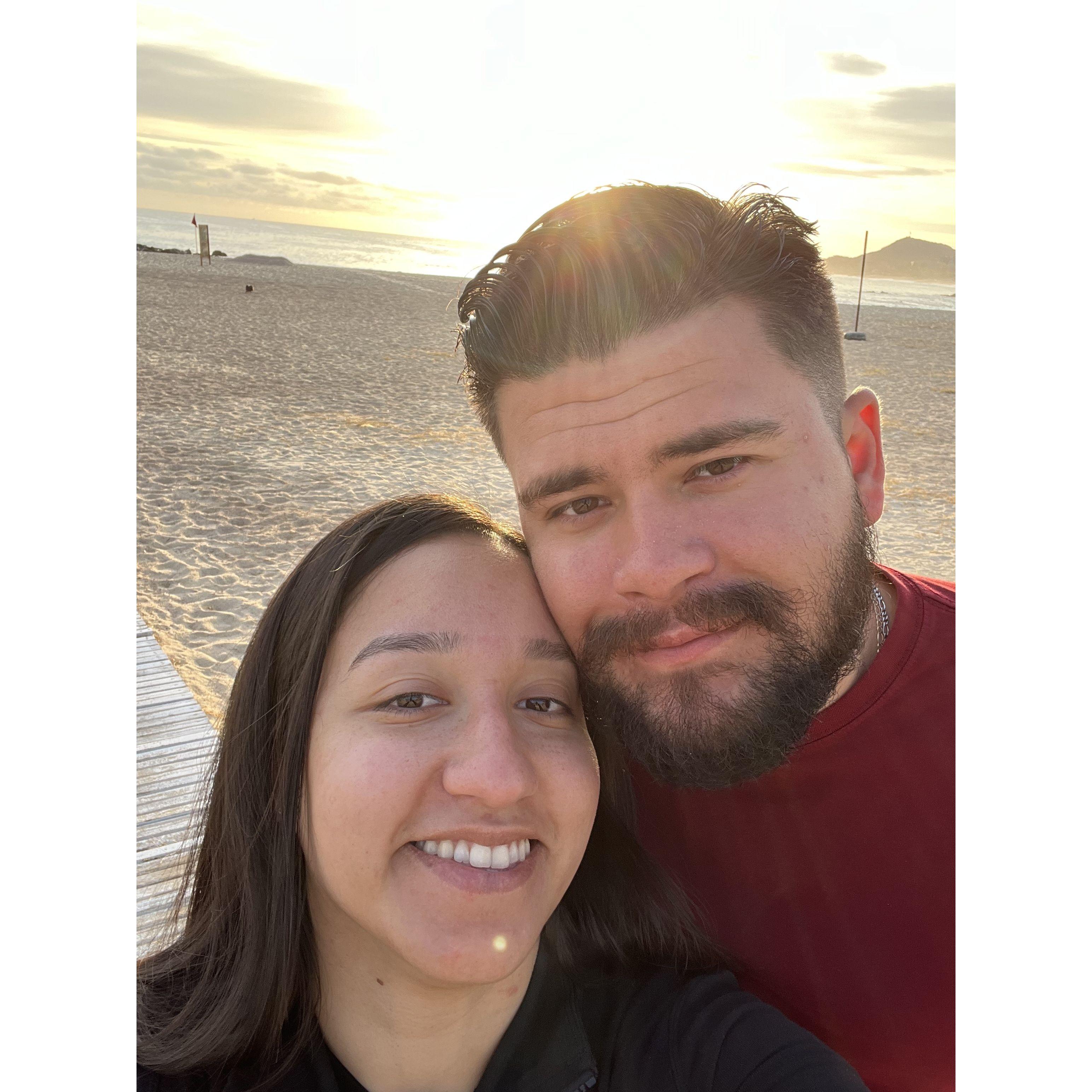 Enjoyed one last sunrise in Cabo before heading home.