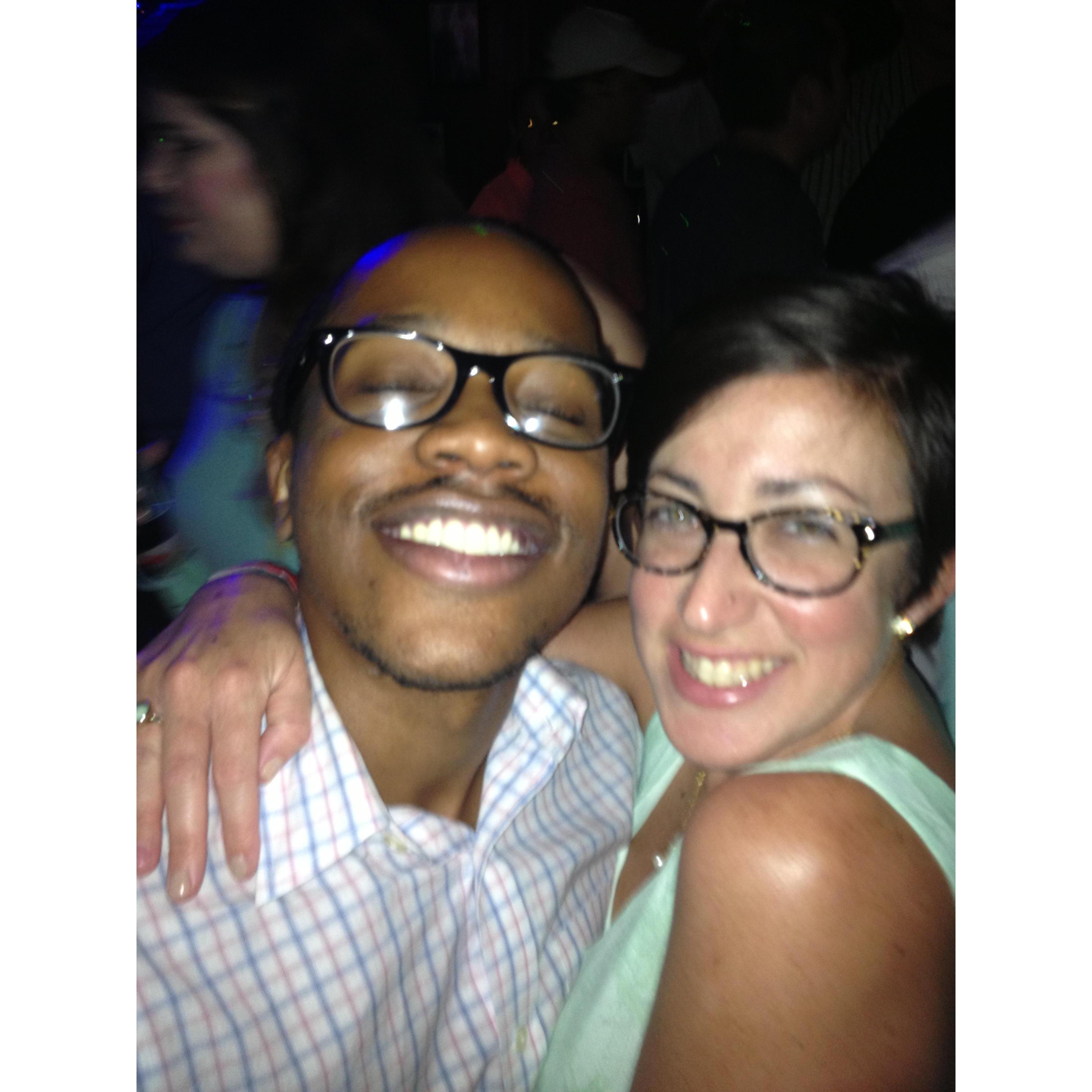 Yes, we do dance at weddings. We can't wait to dance at our own! July 2014
