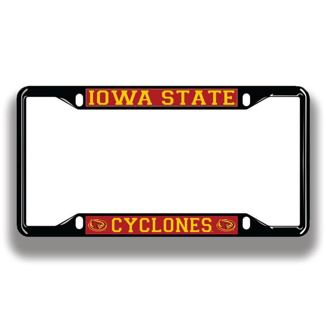 Elite Fan Shop NCAA License Plate Frame Black