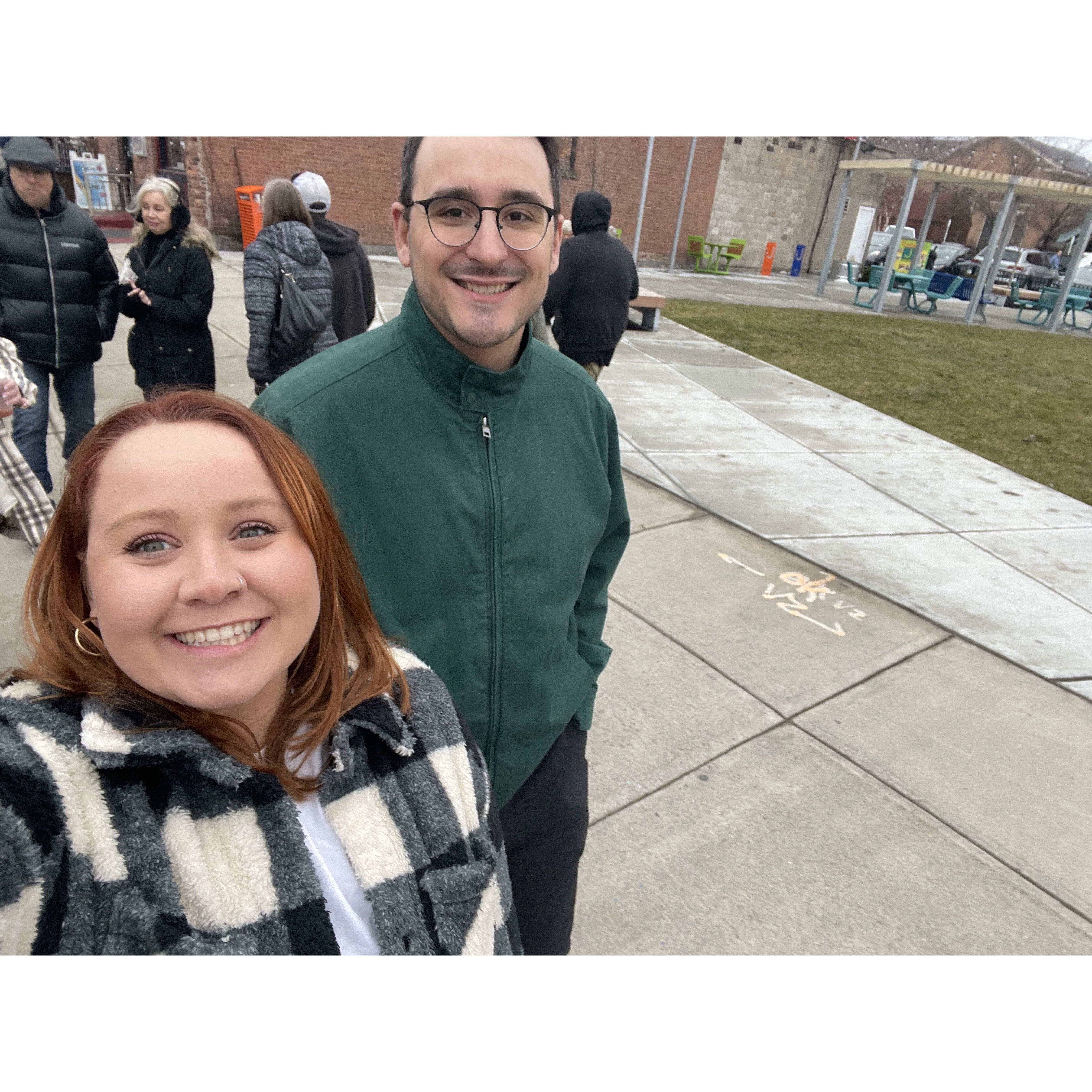 One of our favorite Schenectady things to do, the food tours. This was soup stroll 2024.