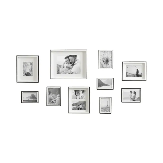 Kate & Laurel All Things Decor  Gibson Wall Photo Frames Black