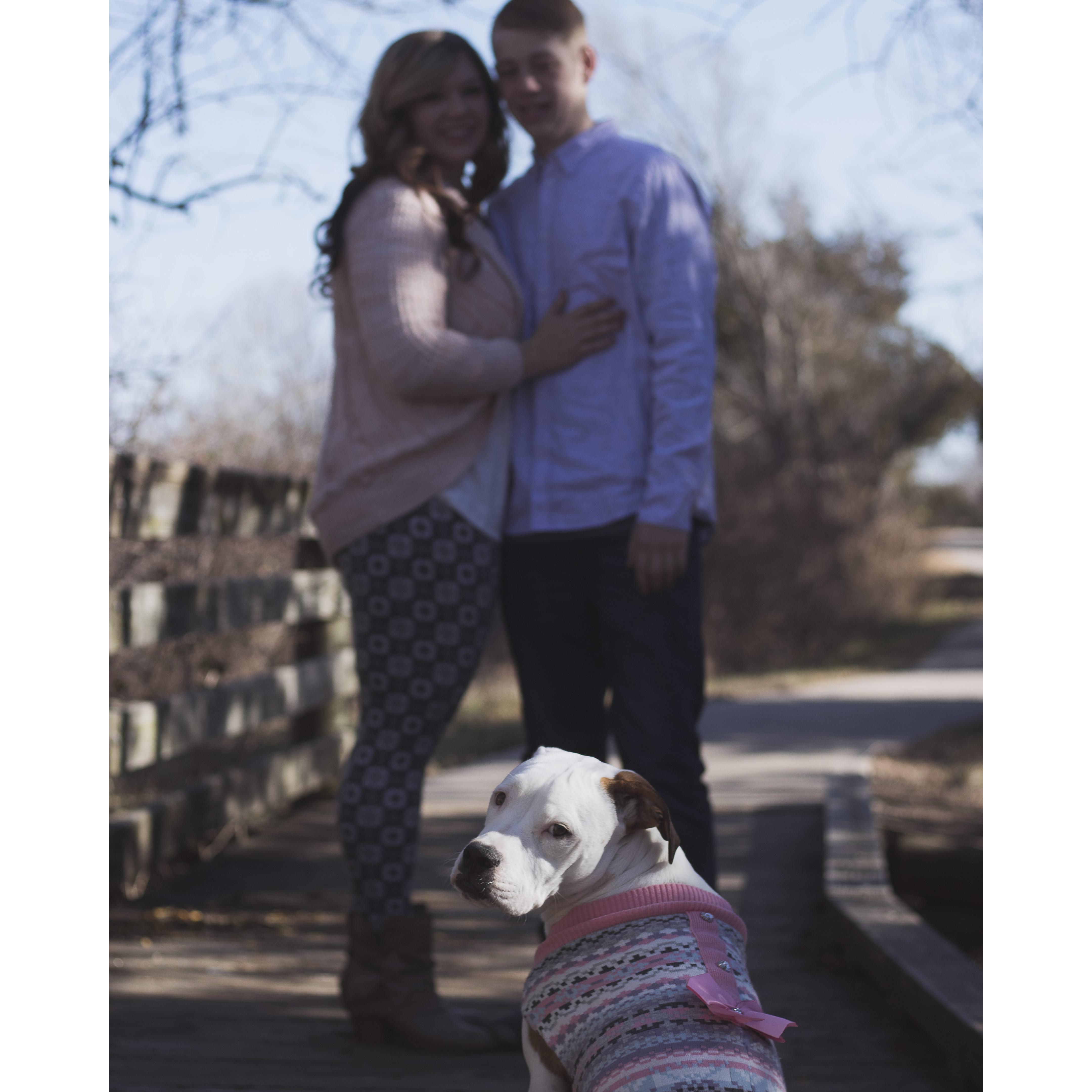 I promise she's not THAT sick of us yet! Winter 2018