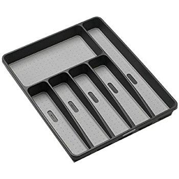 Madesmart Large Silverware Tray, Granite