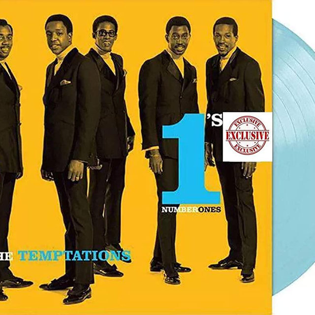 Temptations Number 1's - Exclusive Limited Edition Translucent Blue Colored Vinyl LP
