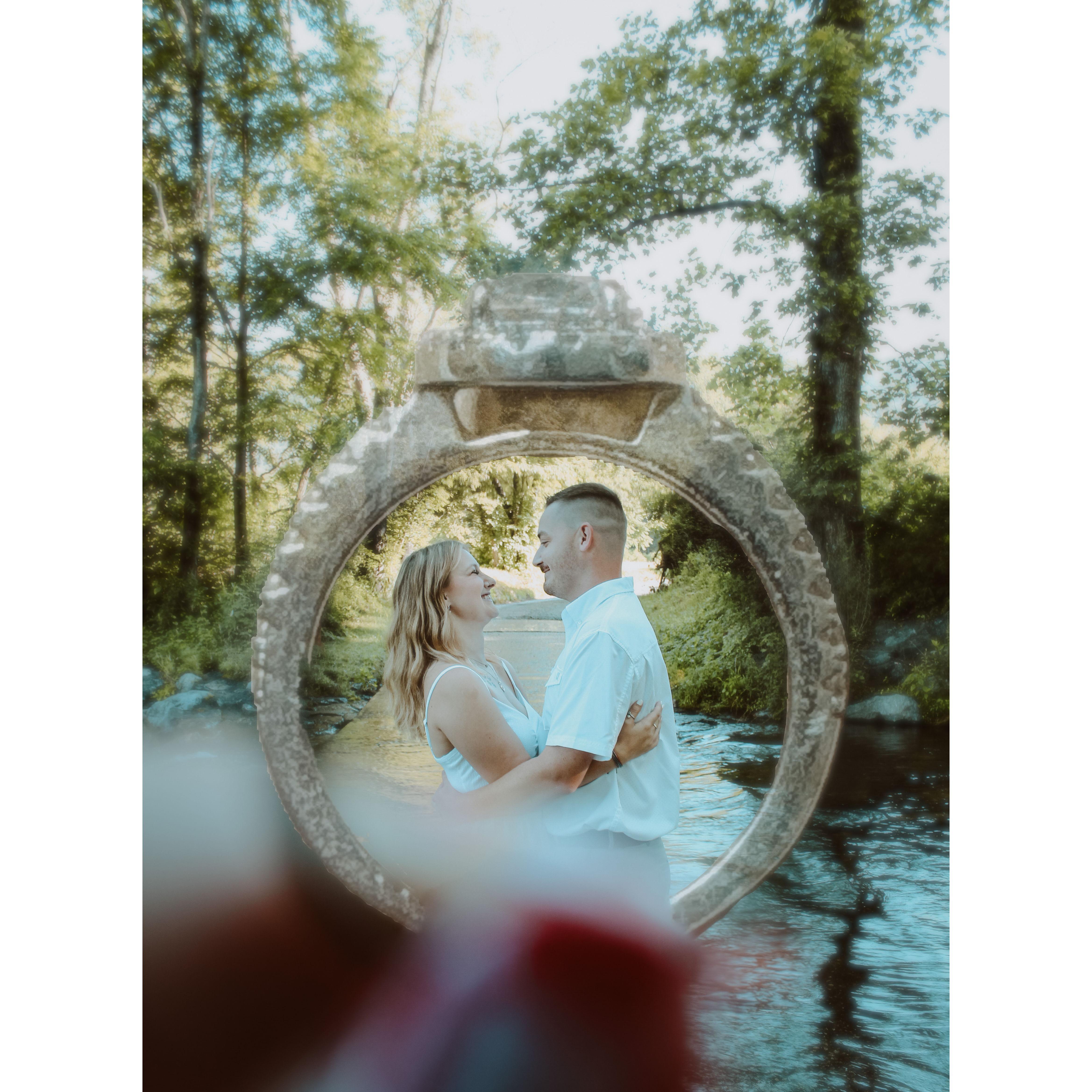 Vintage Engagement Photo vibes