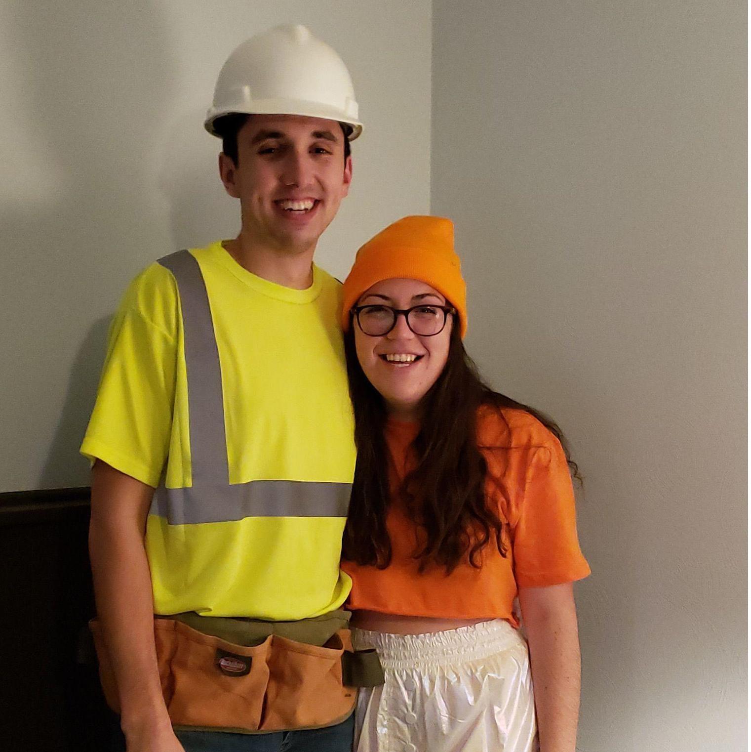 First Halloween, Construction Worker and Cone