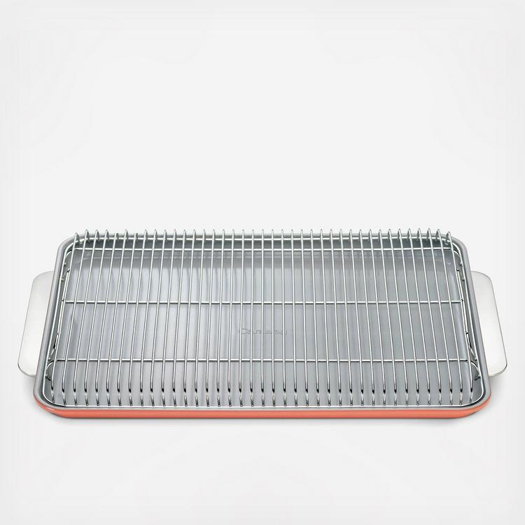 Bakeware Large Baking Sheet With Rack Professional Non-Stick