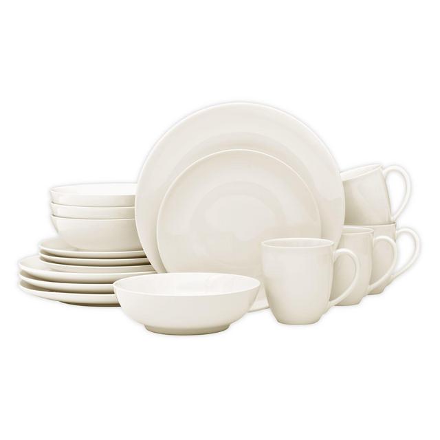 Noritake® Colorwave Naked Coupe 16-Piece Dinnerware Set in Cream