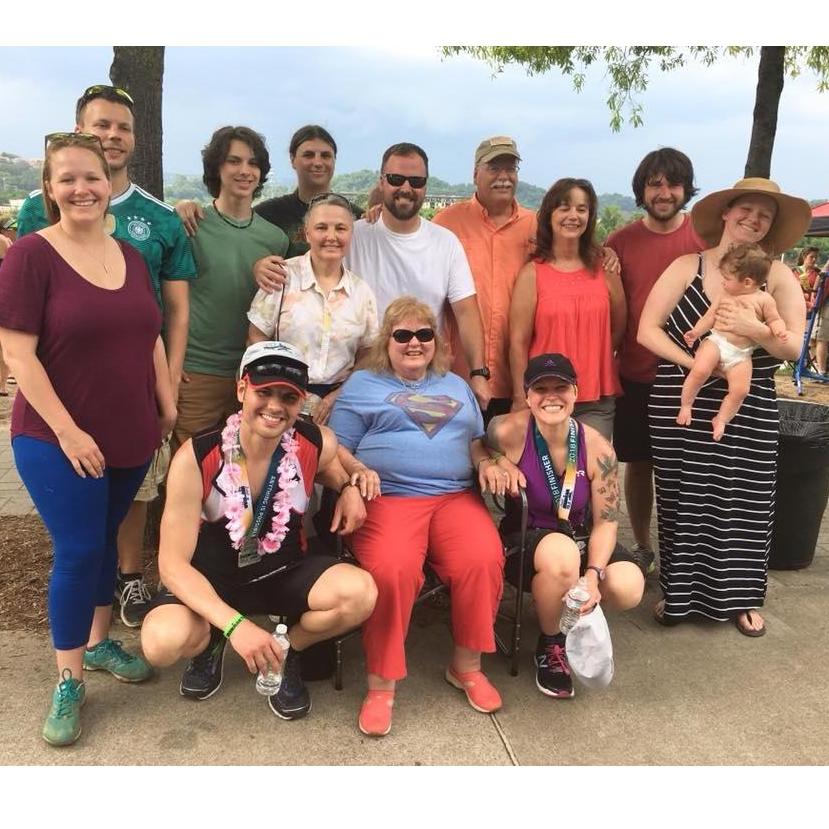 Our first 70.3 Ironman race in Chattanooga! So thankful for all of our cheerleaders! May 2018