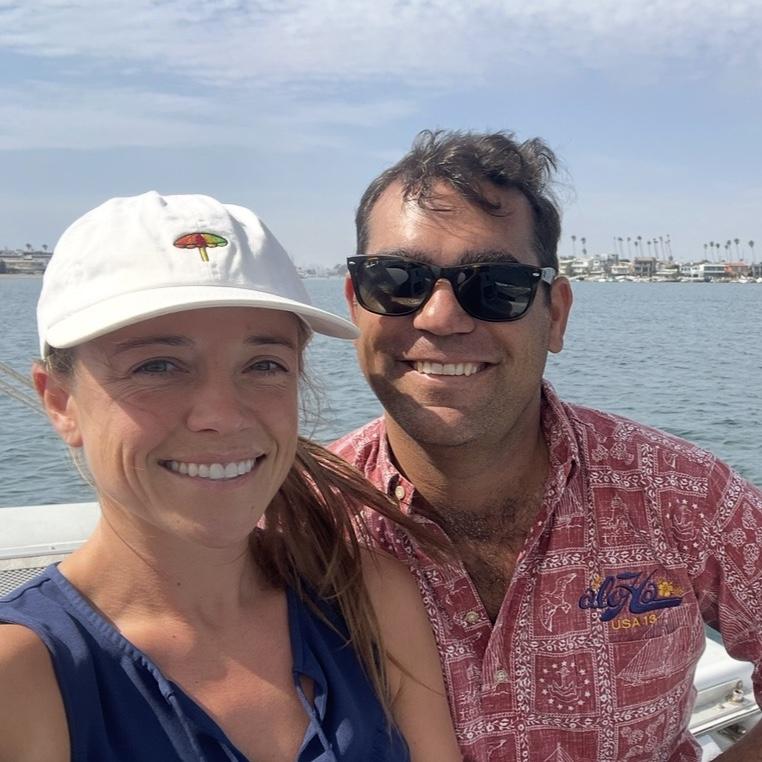 October: our first time sailing together.