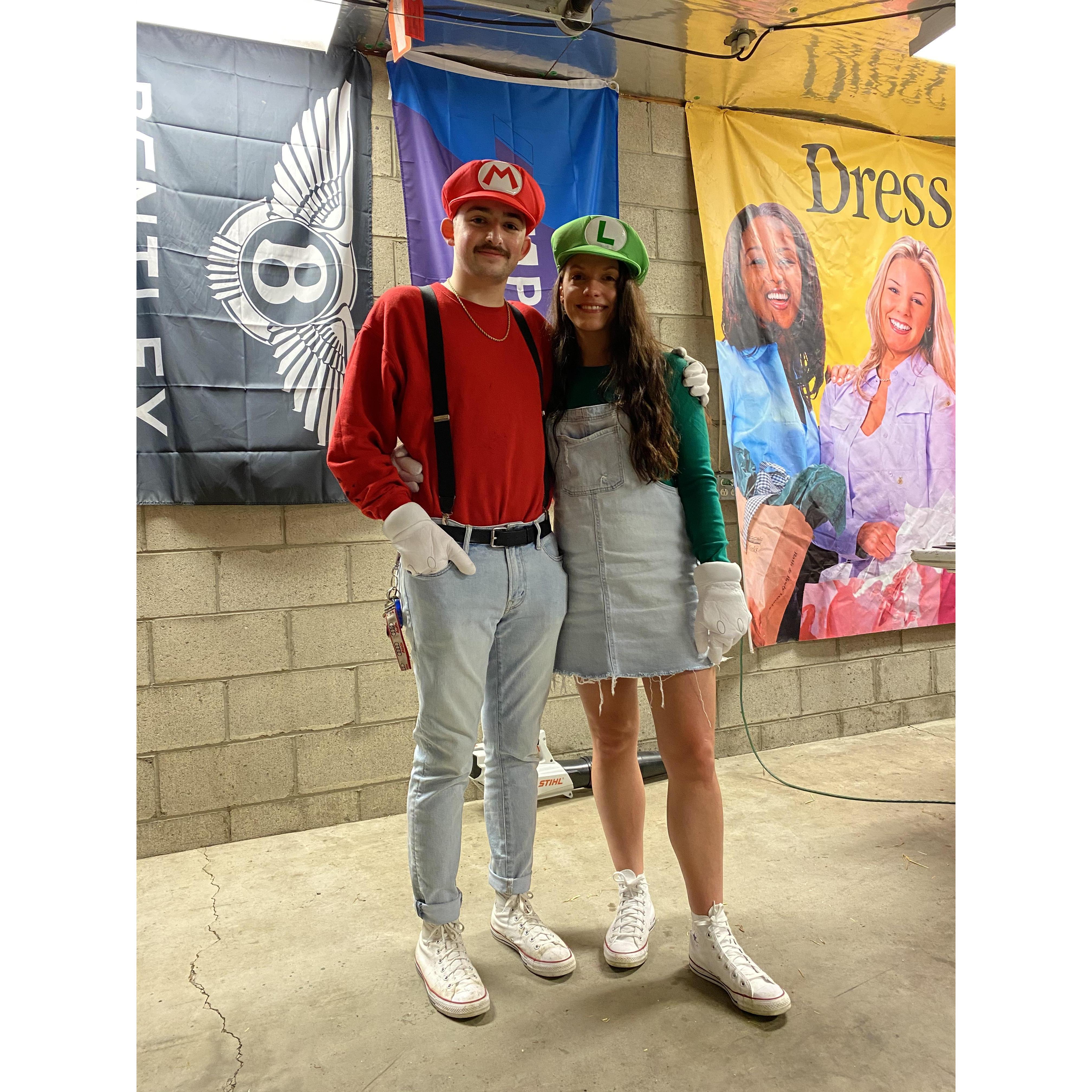 Halloween 2020... you are the Mario to my Luigi