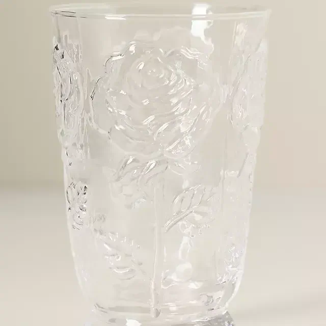 Rosette Juice Glasses, Set of 4