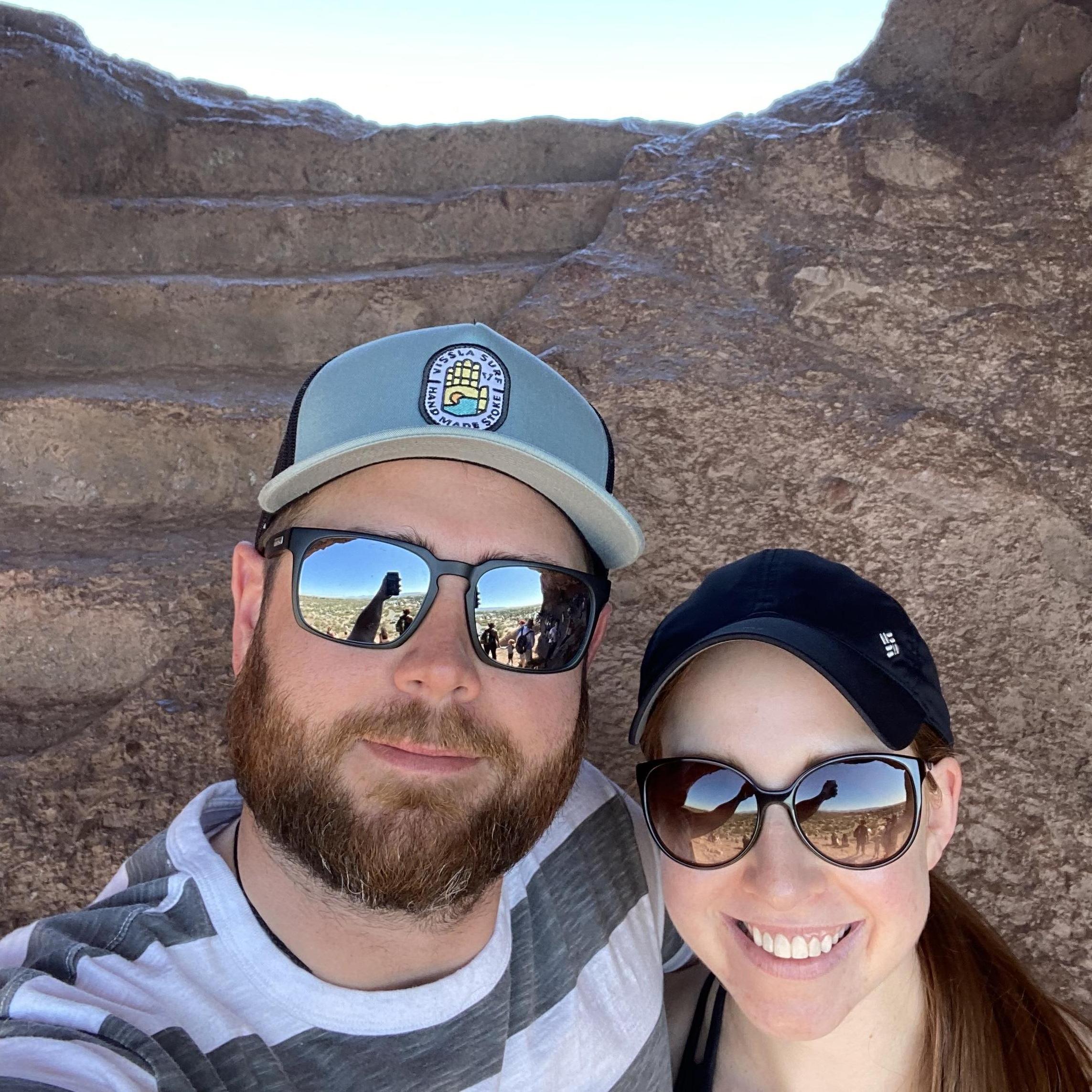 Phoenix, Arizona February 2020: Hiking in Arizona.