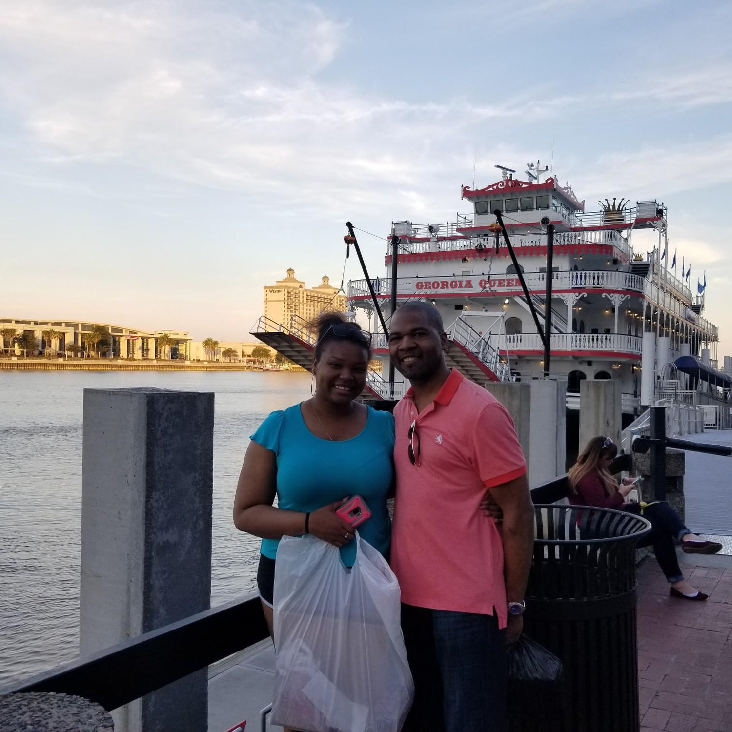 Savannah boardwalk - the day we got engaged! 💍