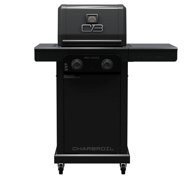 Charbroil Pro Series with Amplifire Infrared Technology 2-Burner Propane Gas Grill and Griddle Cabinet, Black - 463676724