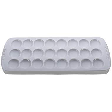 Le Creuset Stoneware Deviled Egg Platter, 16 1/4" x 8" x 1", White