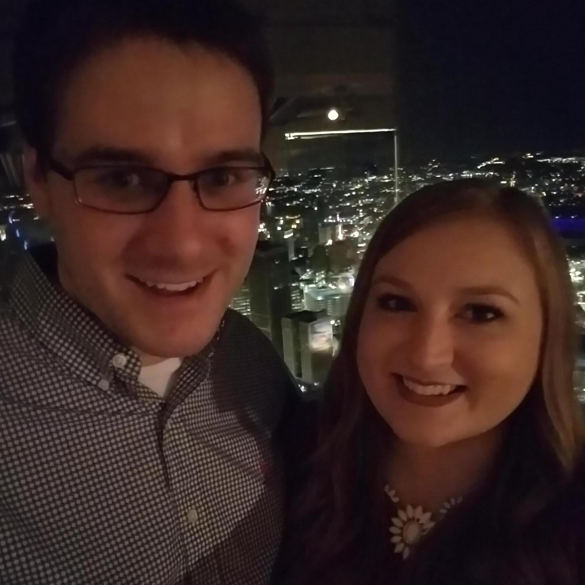 Night out celebrating Ashley's birthday