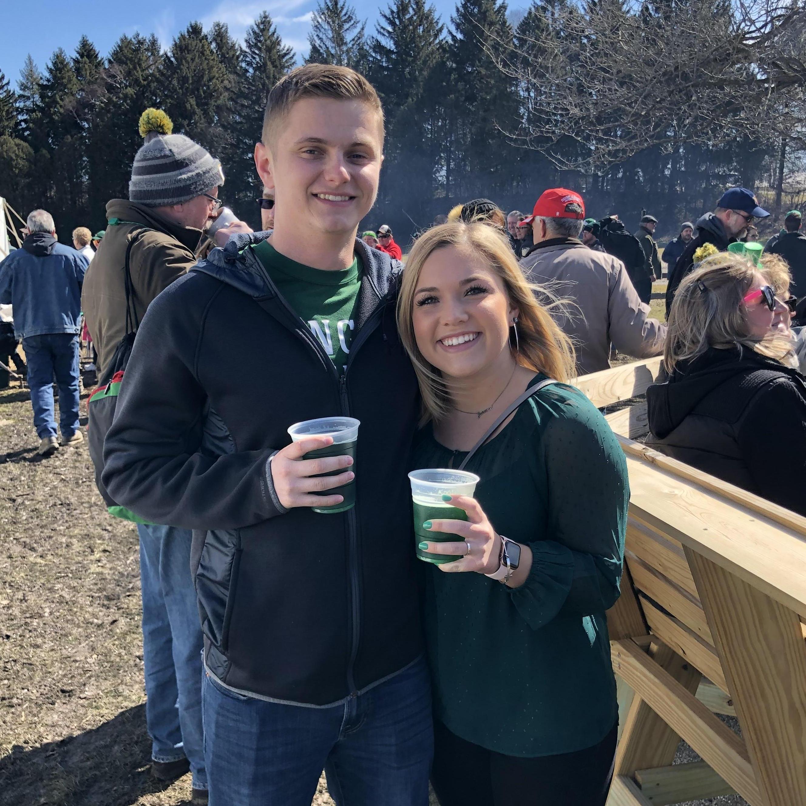 St. Patty's Day during their last semester at school