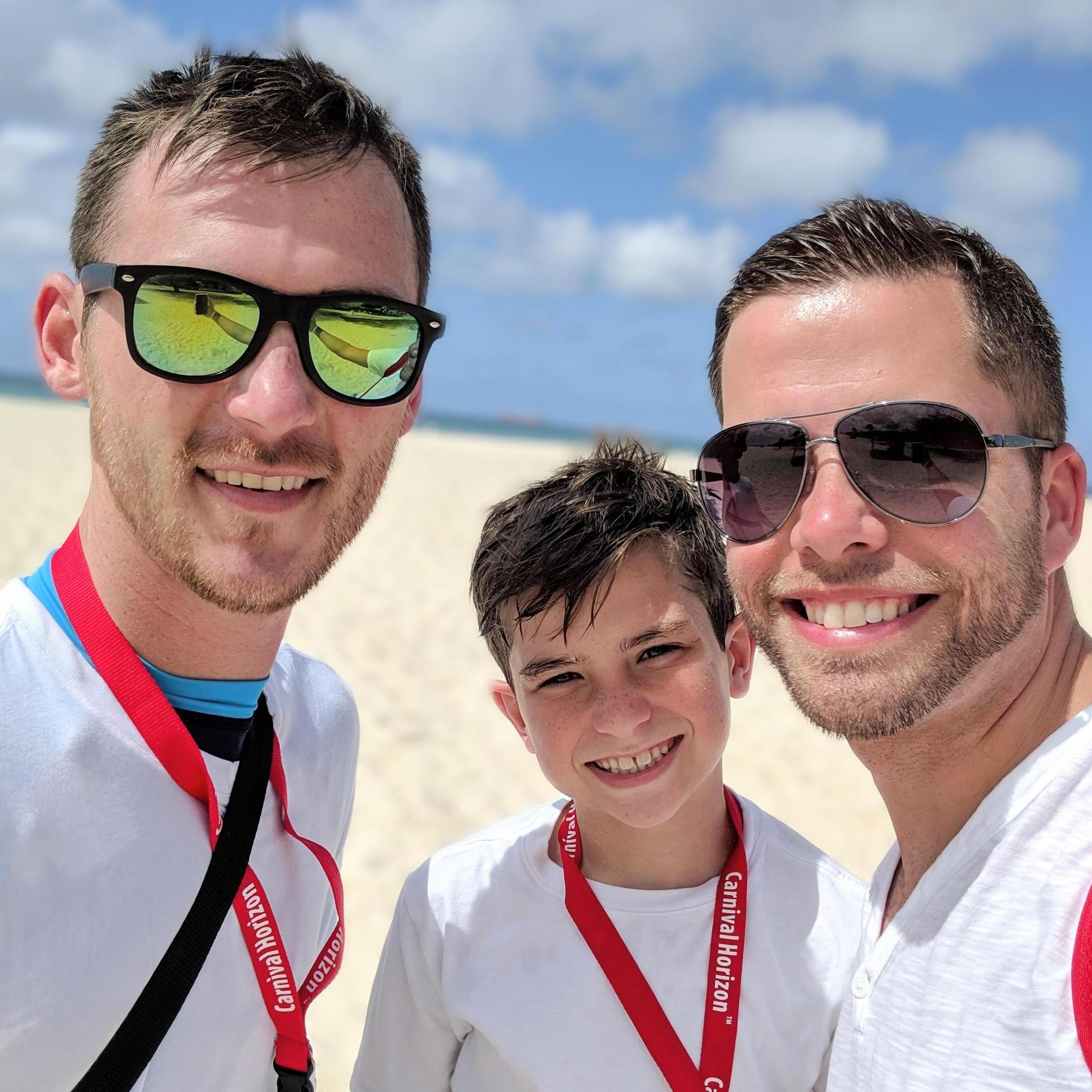 Family vacation in Aruba, South America