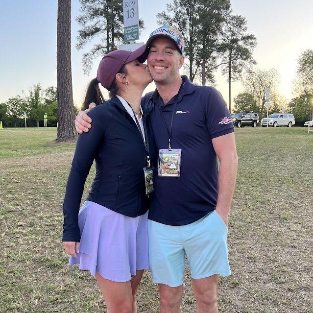 In 2024, Michelle helped James achieve a lifelong dream - attending the Masters!