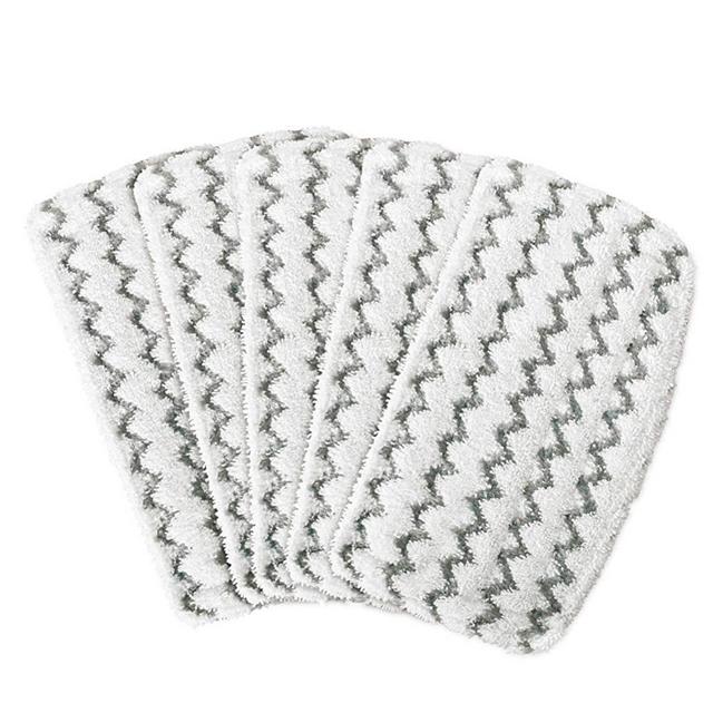 Fushing 5Pcs Steam Mop Pads, Washable Microfiber Cleaning Steamer Replacement Pads for Shark Steam Pocket Mop Hard Floor Cleaner S1000 S1000A S1000C S1000WM S10001C