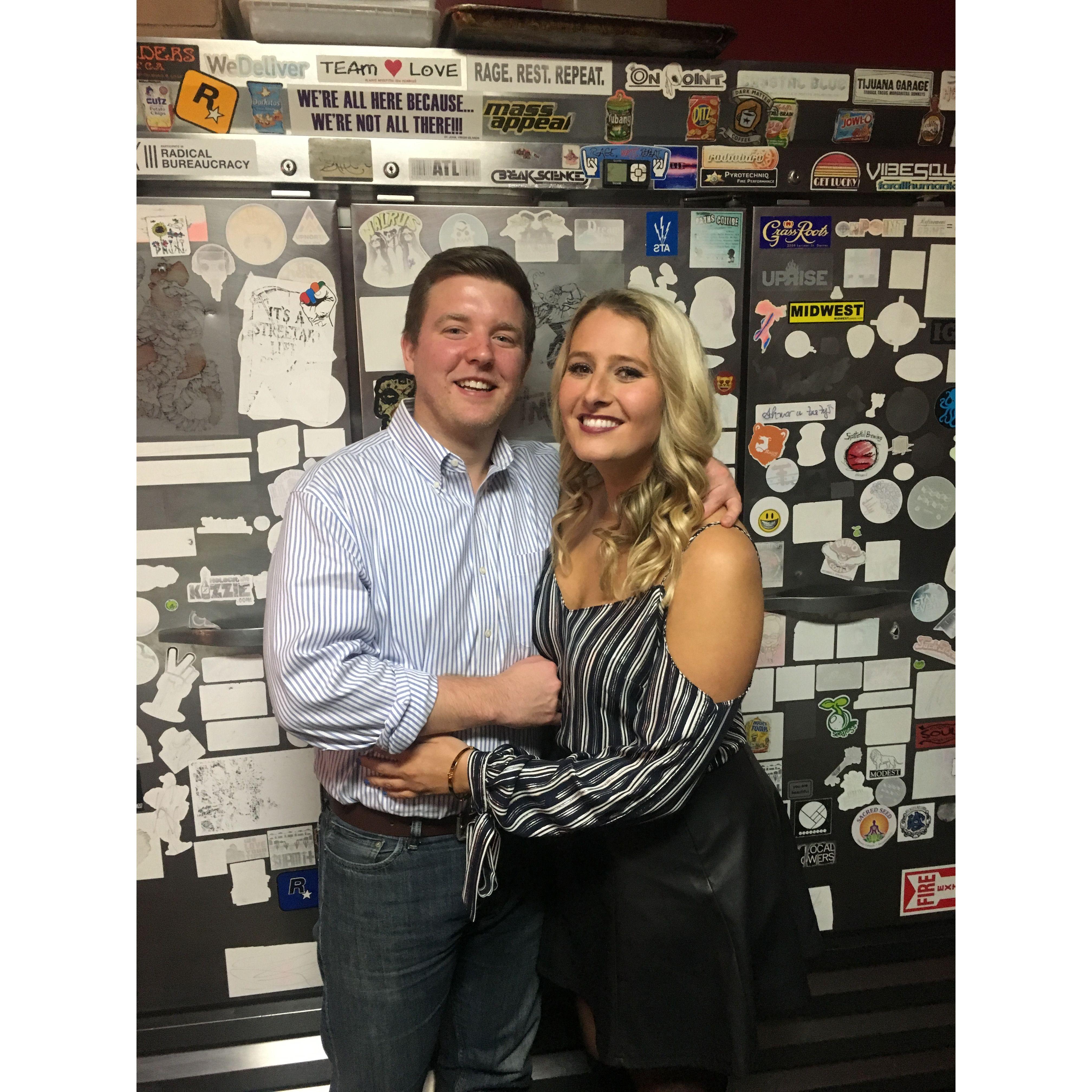 Bri's Birthday at Schwa, 2017
