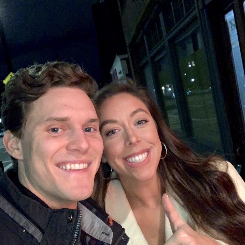 Our first photo together - February 7, 2020