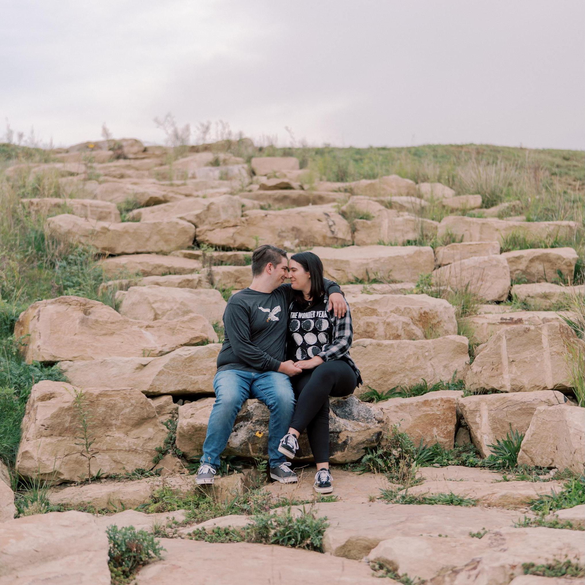 Impromptu visit to these rocks, a cool feature of North Park