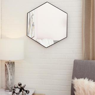 Contemporary Hexagon Wall Mirror