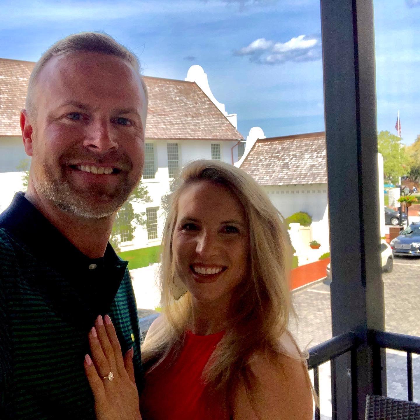 First day of being engaged!