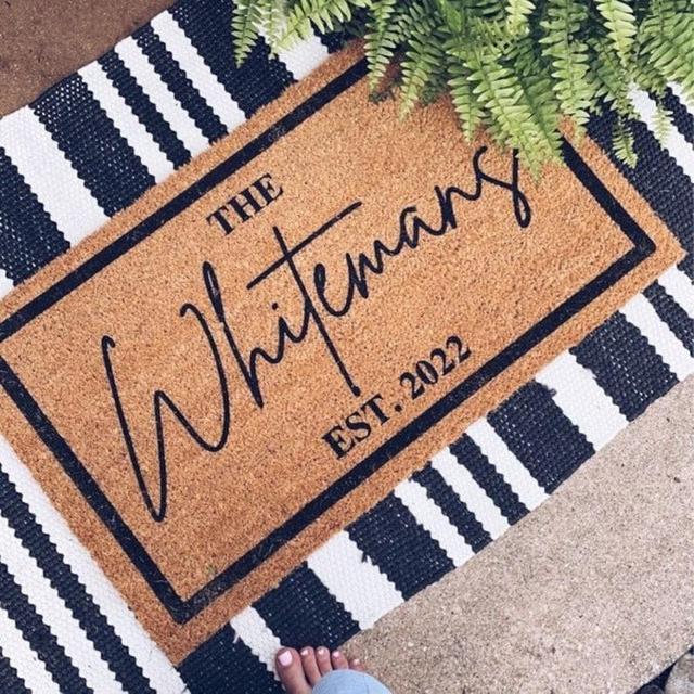 Custom Door Mat, Personalized Doormat, Personalized Gifts, Custom Welcome Mat, Customized Doormat, Custom Gift, Door Mat, Birthday Gift, Mat