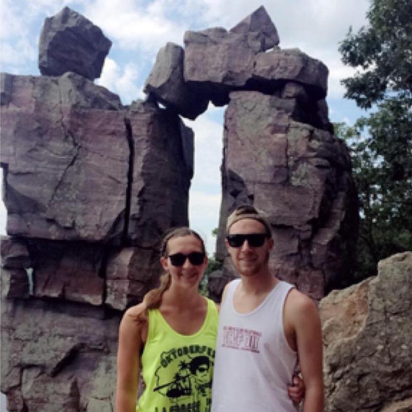 The time we thought camping would be fun. At least Devils Lake was beautiful to hike around!
