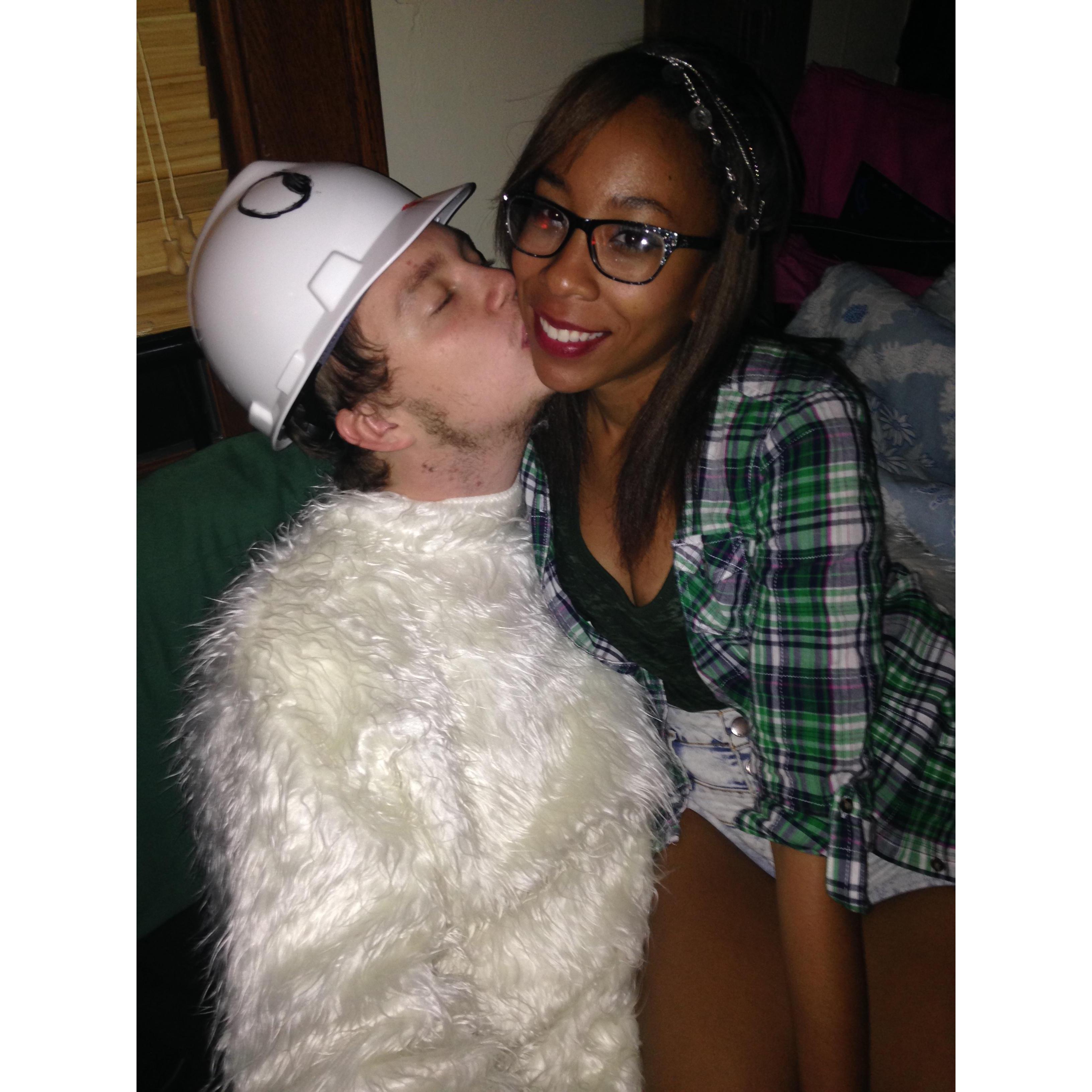 Our first picture together.