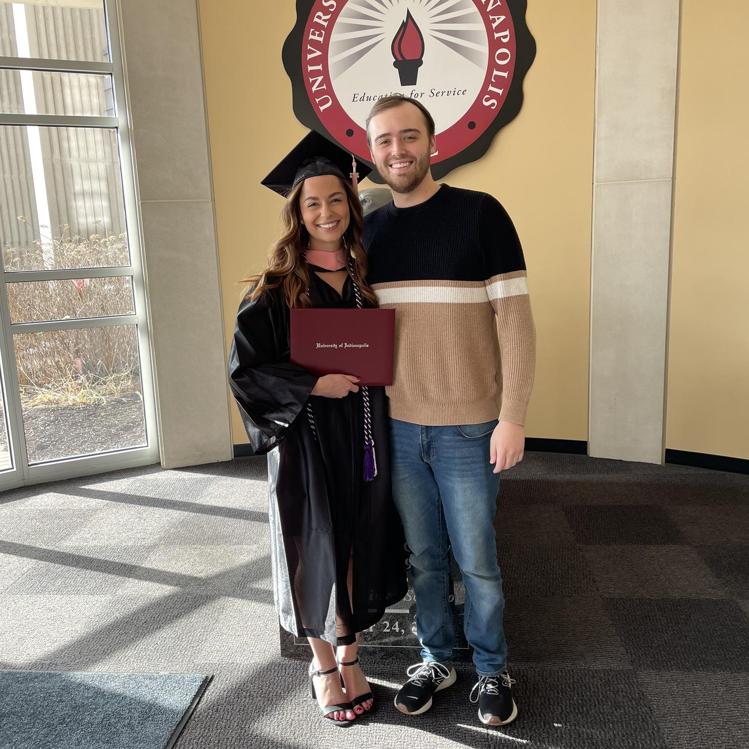 Emily’s graduation from UIndy