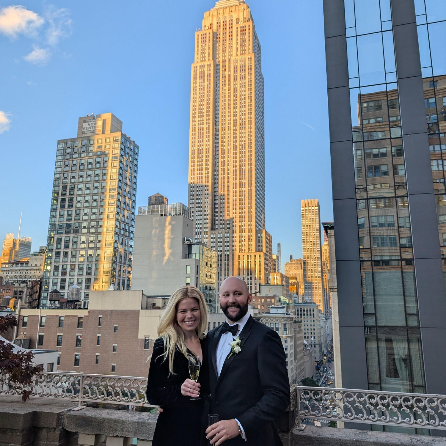 At Dave and Sam's Gorgeous NYC wedding!