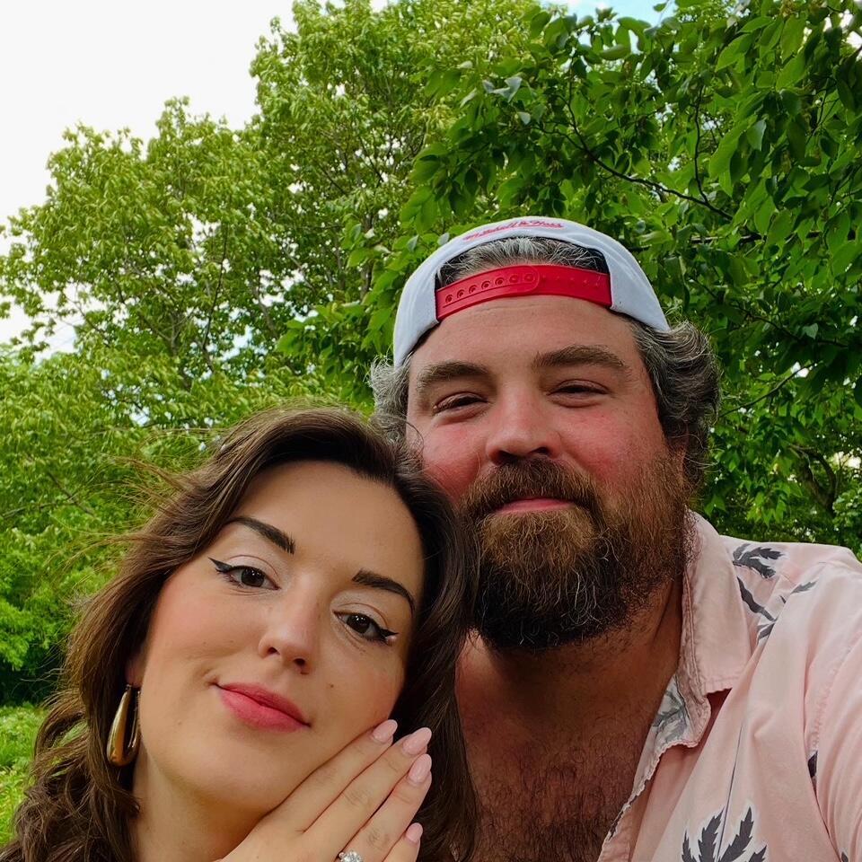 Right after Matt proposed at the Jardin botanique de Montréal.