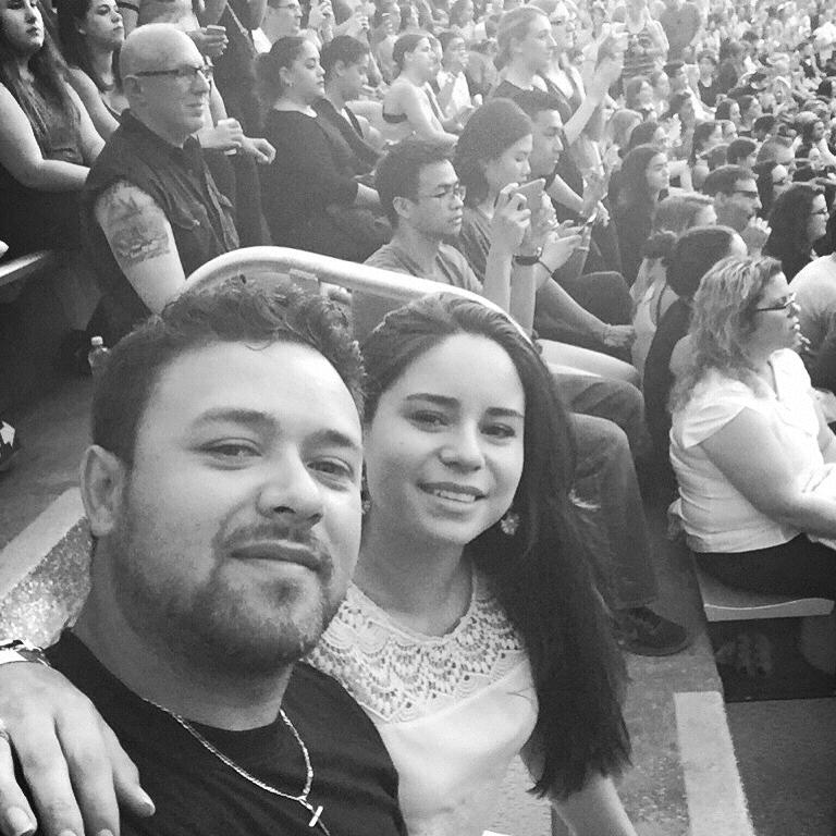 Ed Sheeran concert - together.