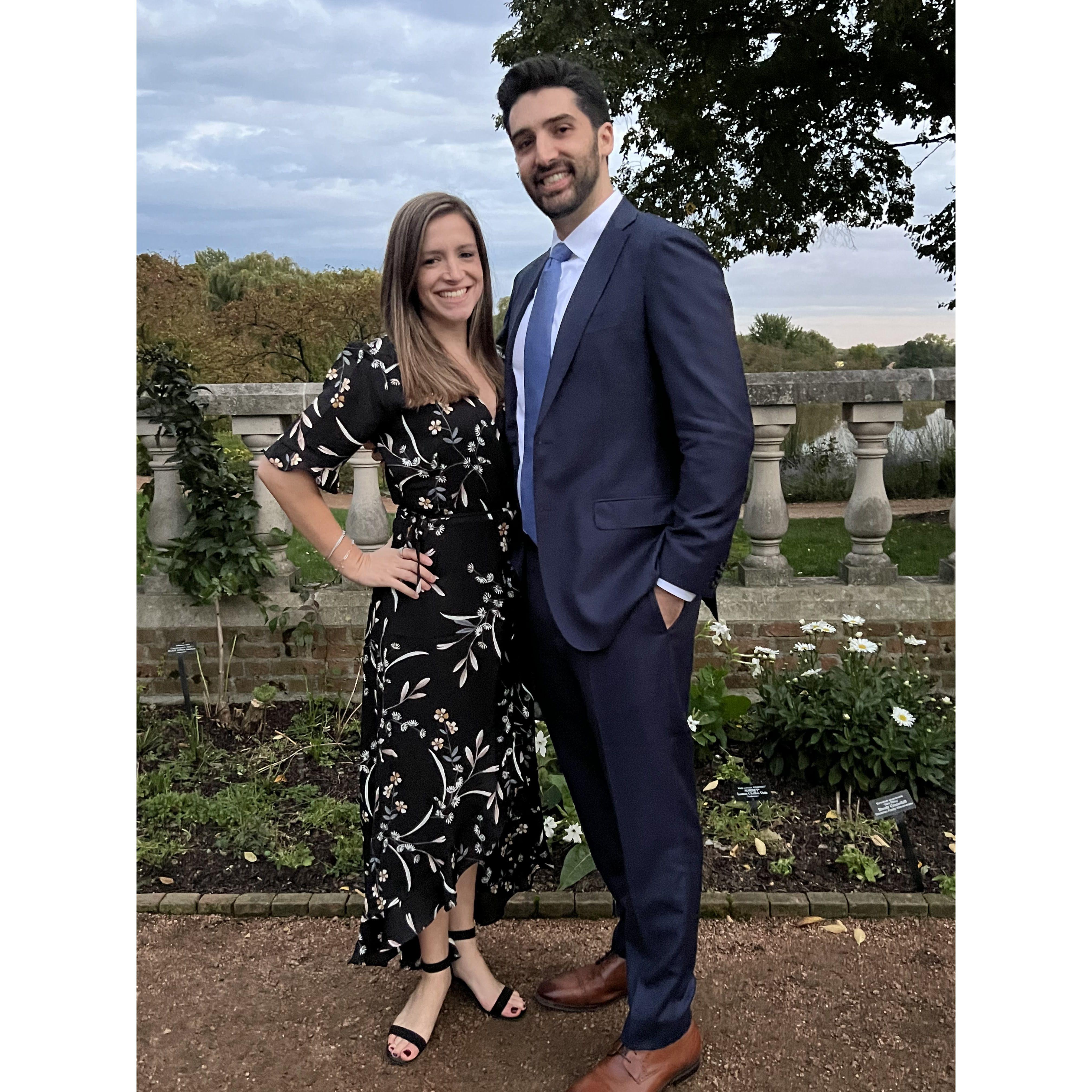 Chicago Botanical Garden for a wedding