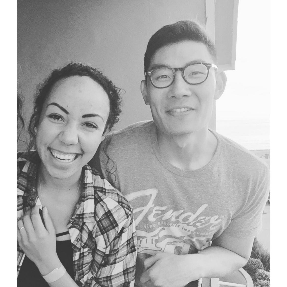 Spring 2016 just before we started dating! Cici age 21, Jason age 25