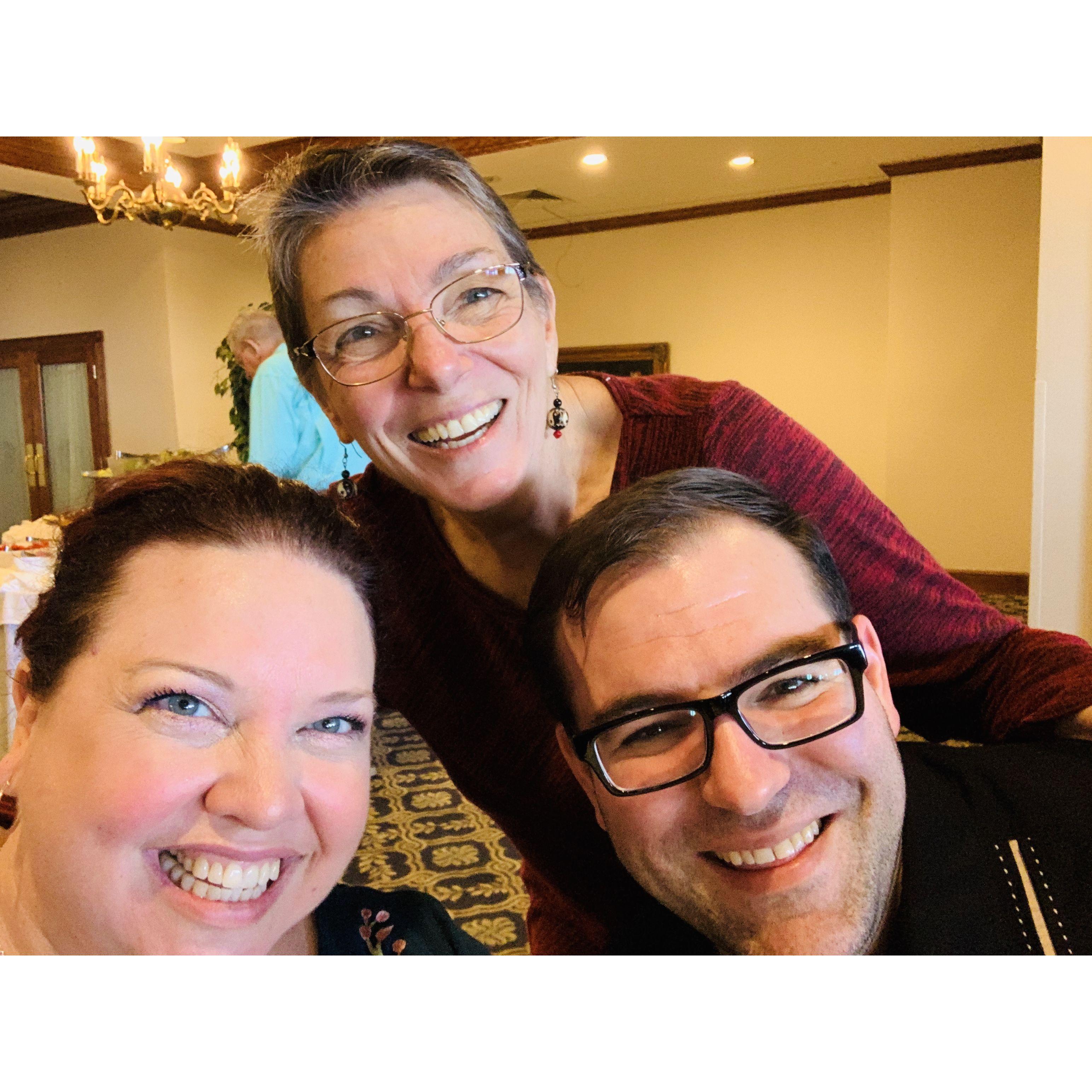 Tish (Ben's mom), Claire, and Ben