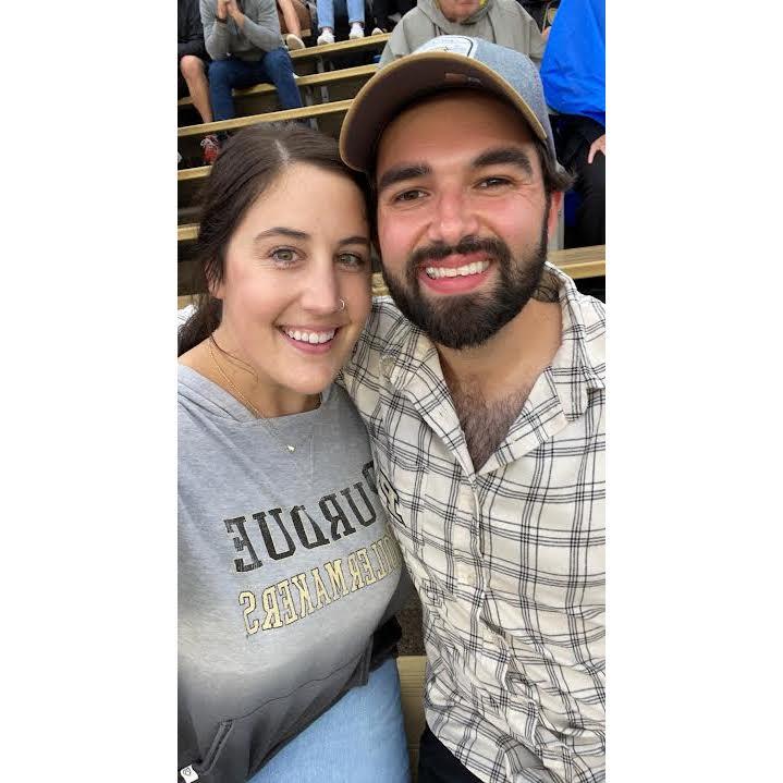 Ali's first Purdue football game! Boiler Up!