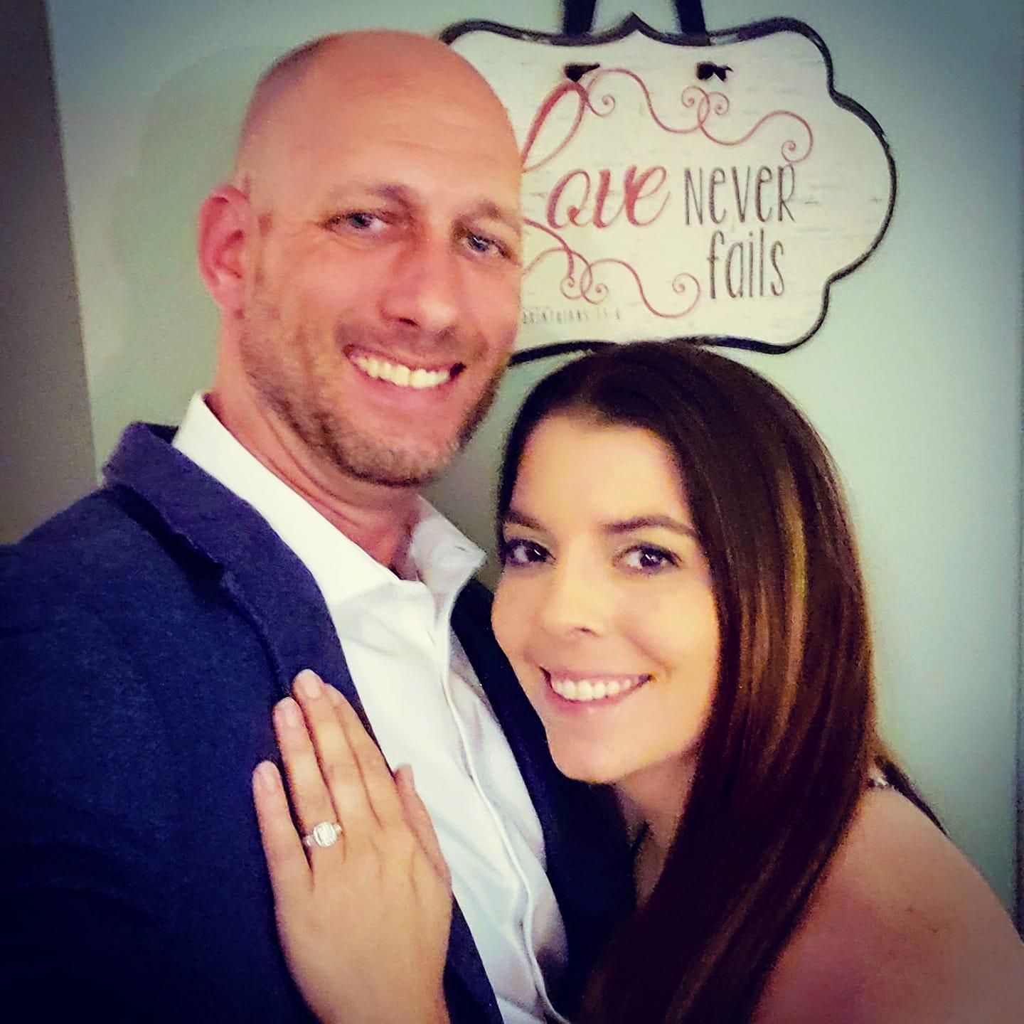 The night we got engaged!!