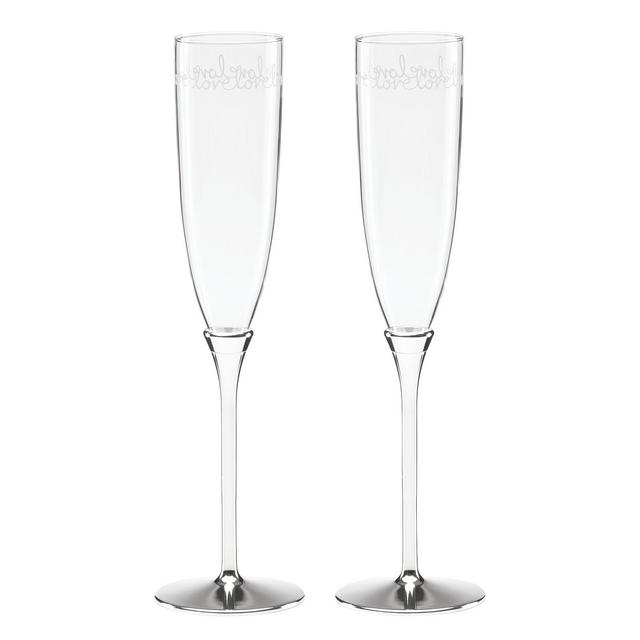 kate spade new york Key Court Toasting Flutes, Set of 2