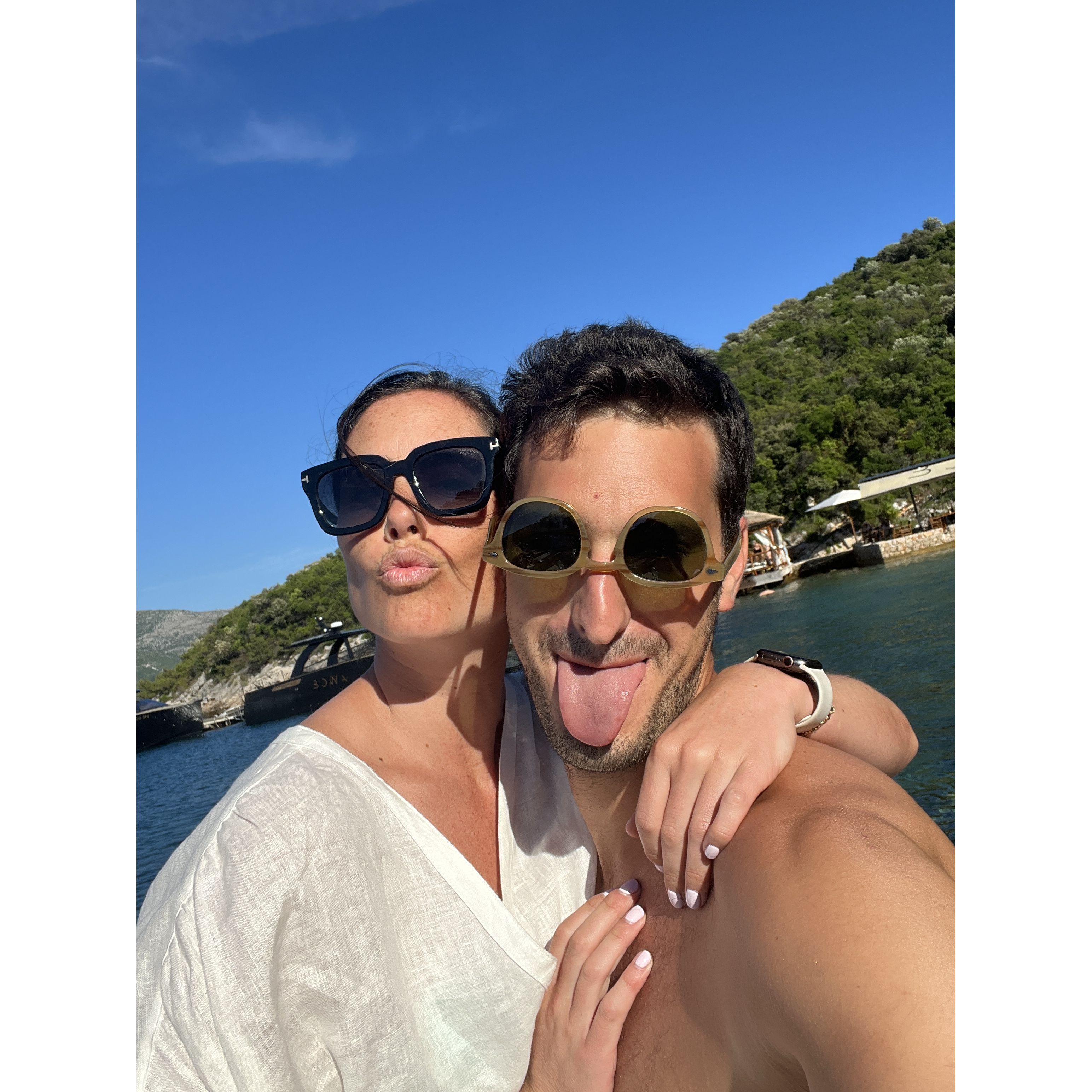Living our best life on our "engagement-moon" in Croatia