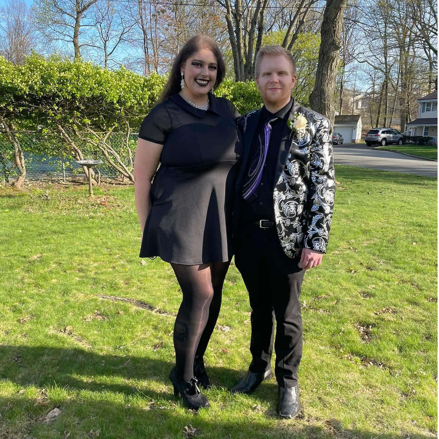 Jackee's job hosted a "prom" for her clients and staff, and of course she asked her favorite person to be her date.