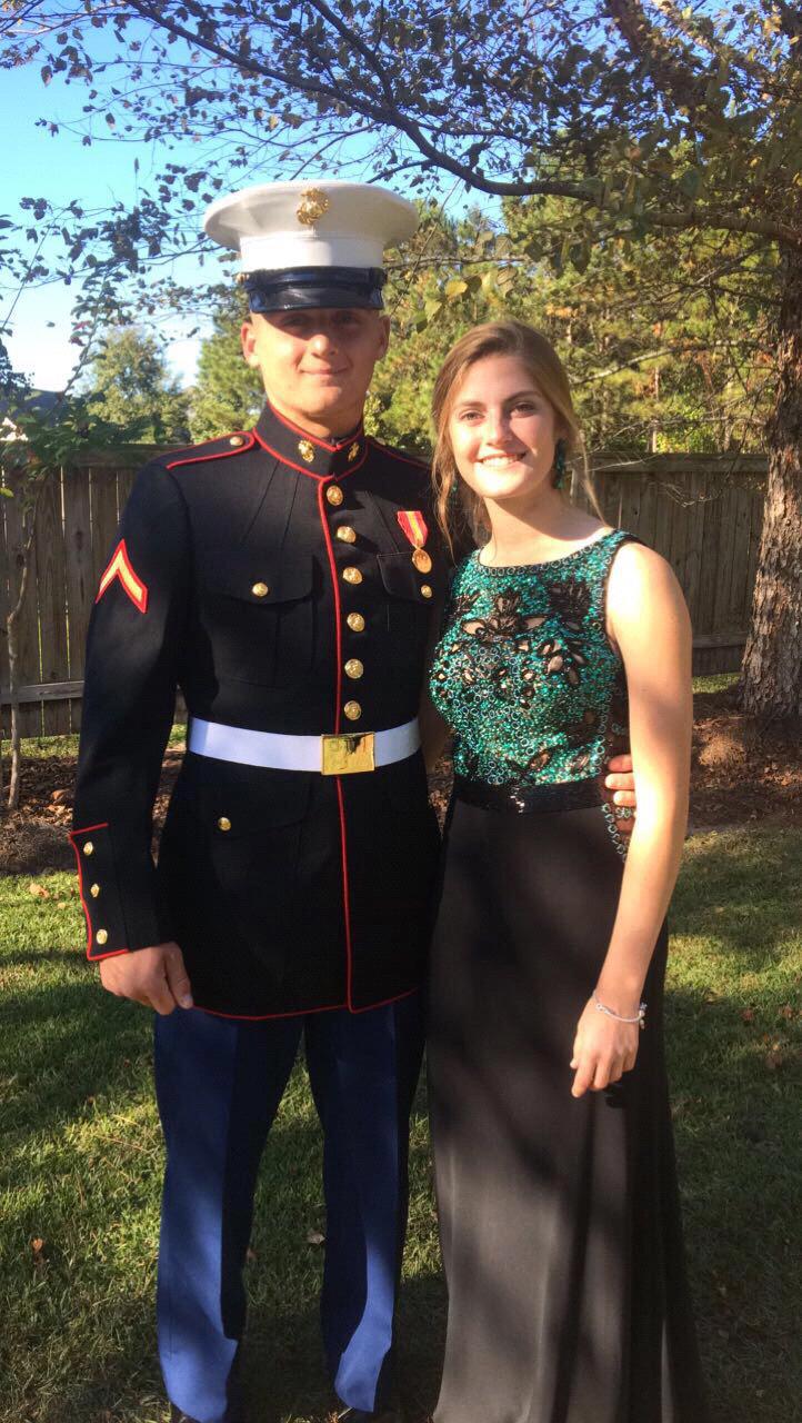 First Marine Corps Ball together!