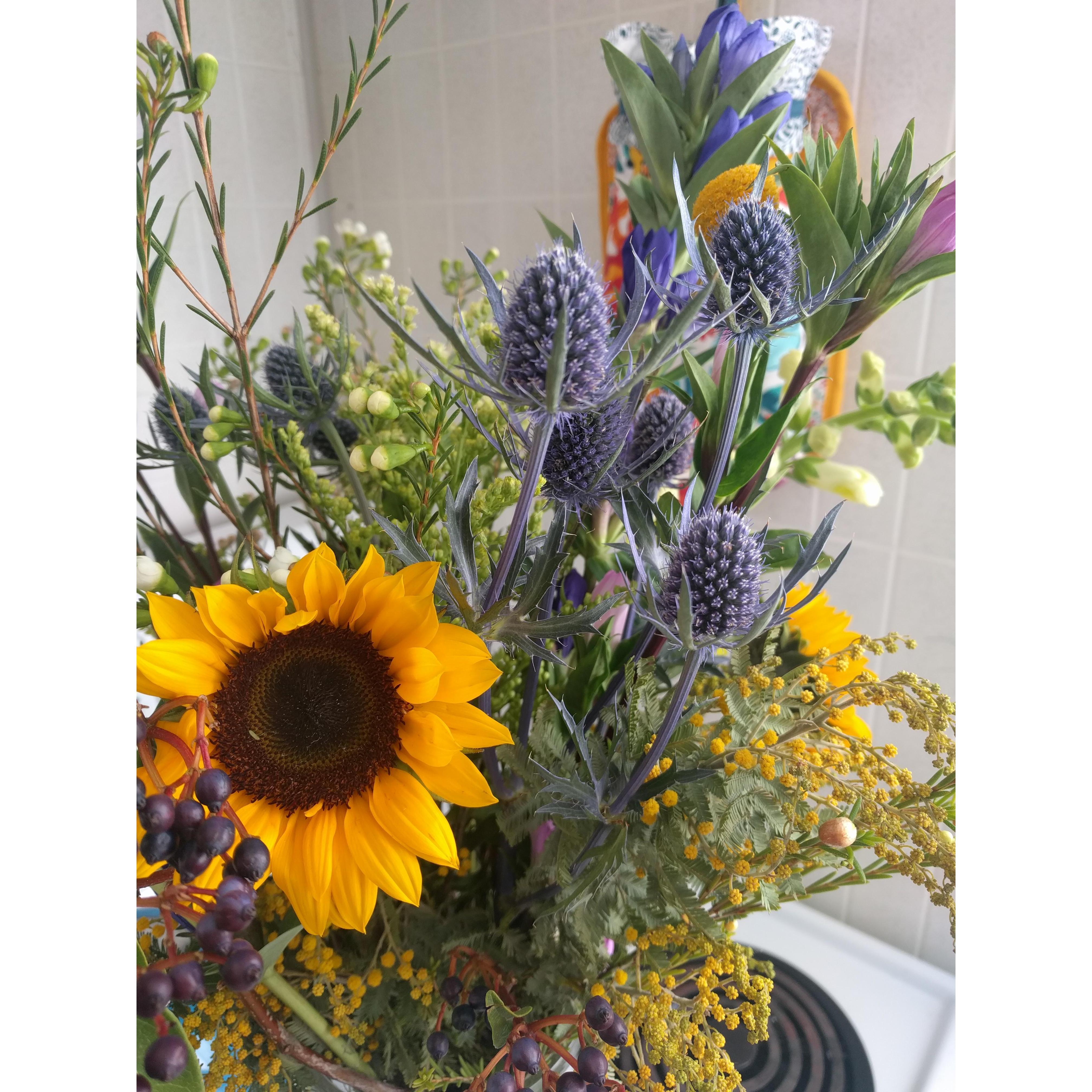 Anna loves wildflowers. Dan gets it right everytime.